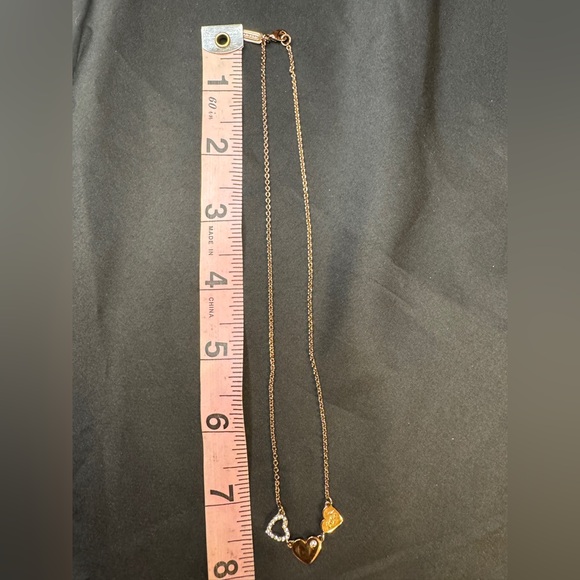 Coach Rose Gold Heart Charm Necklace - Picture 14 of 15
